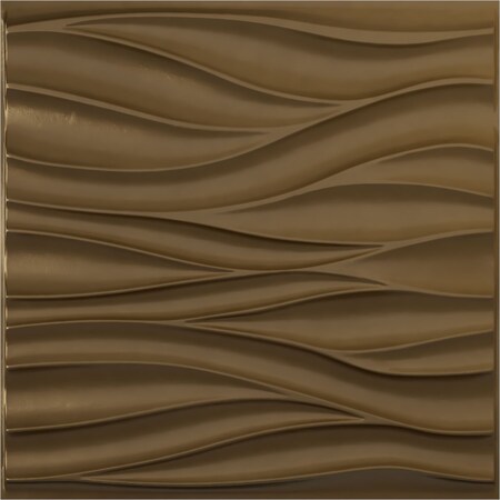 Ekena Millwork 19 5/8in. W x 19 5/8in. H Ripple EnduraWall Decorative 3D Wall Panel Covers 2.67 Sq. Ft. WP20X20RPCCB